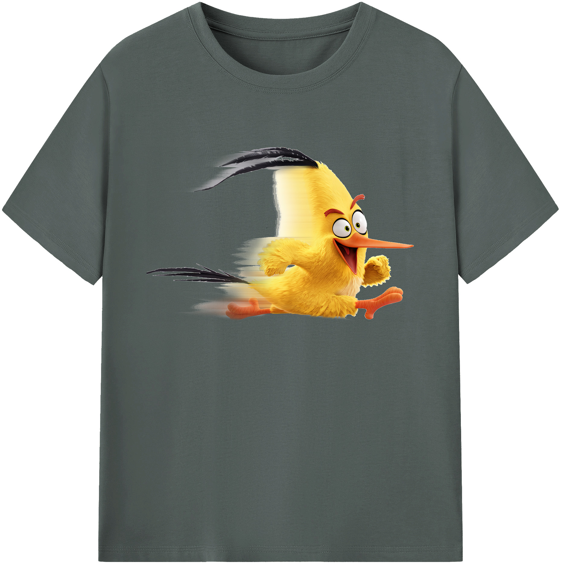 （画像用） Angry Birds アングリーバード 綿100％ メンズ半袖Tシャツ｜肌触りやわらか＆通気性